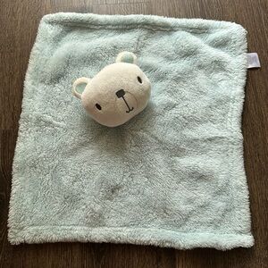Mini Muffin White Teddy Bear Blue Plush 12" Lovey Blanket Cutie Pie Baby 2019